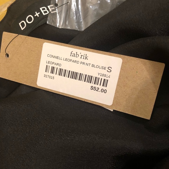 Fab’rik leopard print balloon sleeves wrap top - Picture 5 of 10